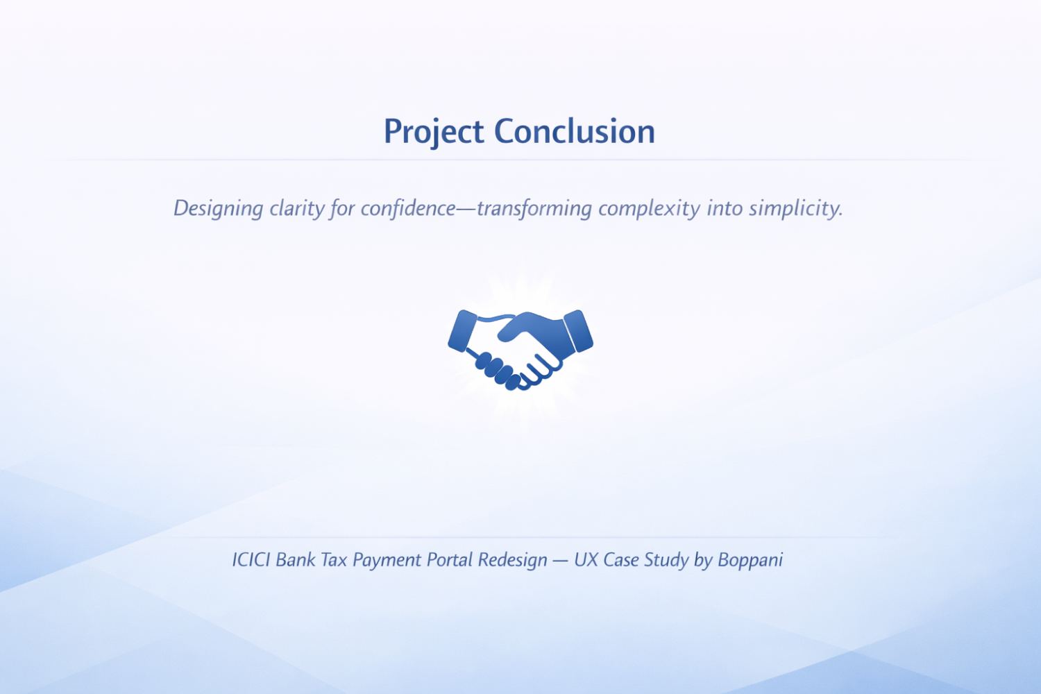 Project conclusion